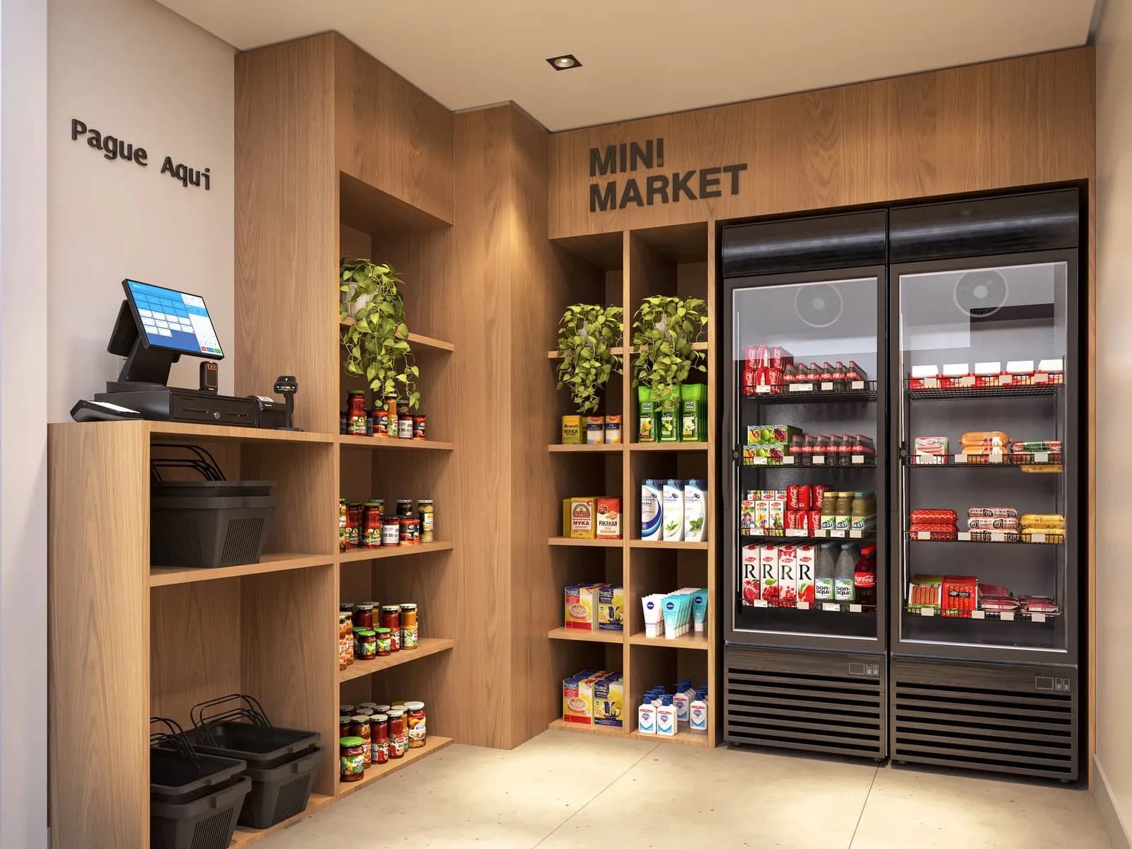Mini market do CTV Linea