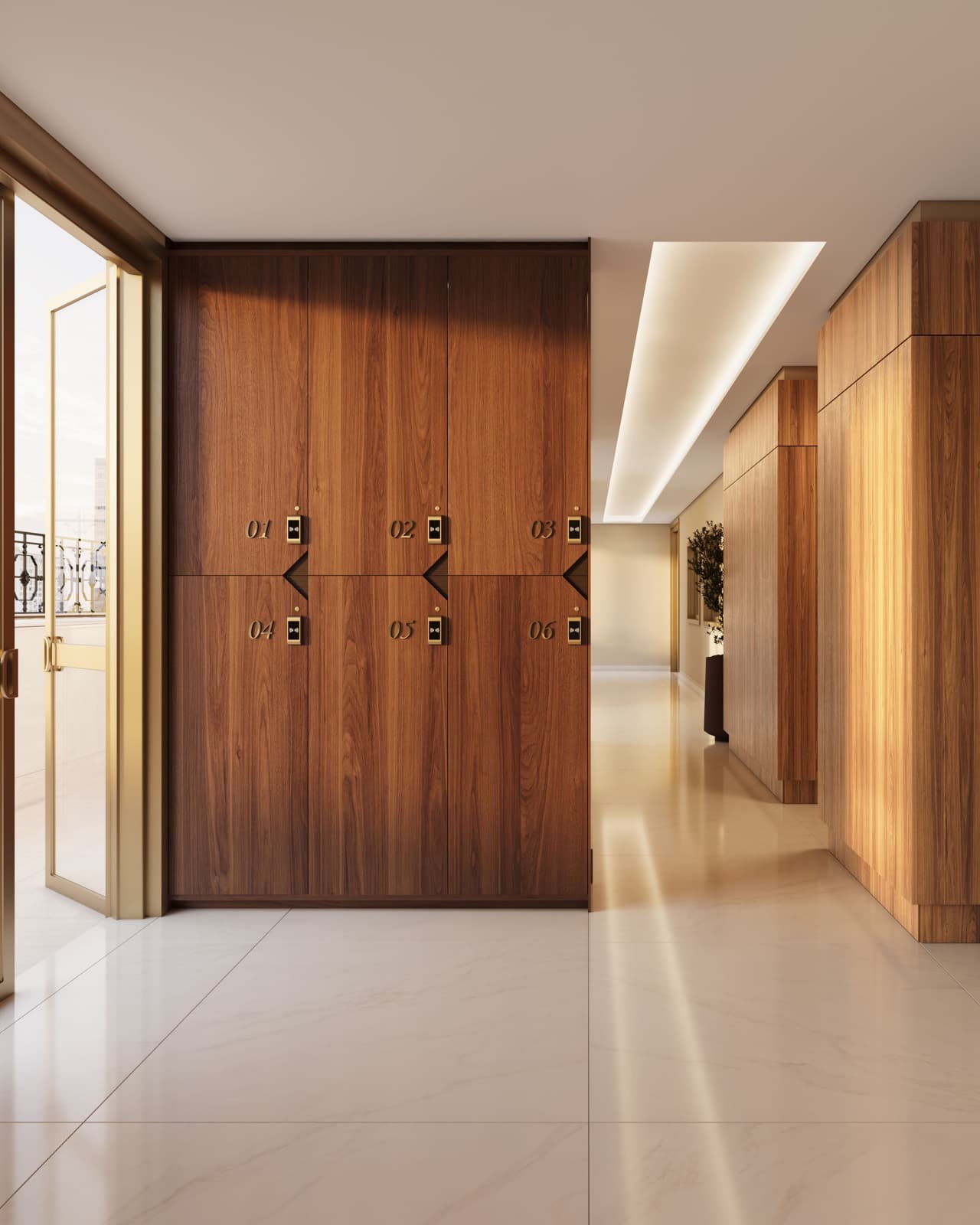 Lockers de entrega do Lumière